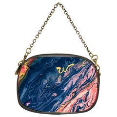 Liquid-abstract-paint-texture Chain Purse (two Sides) by Vaneshart