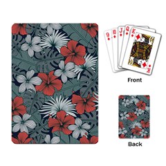 Seamless-floral-pattern-with-tropical-flowers Playing Cards Single Design (rectangle)