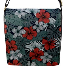 Seamless-floral-pattern-with-tropical-flowers Flap Closure Messenger Bag (s) by Vaneshart