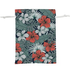 Seamless-floral-pattern-with-tropical-flowers  Lightweight Drawstring Pouch (xl) by Vaneshart