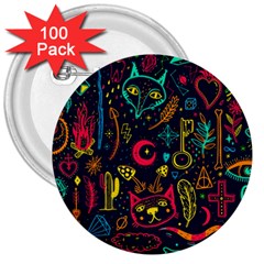 Sketch-graphic-illustration 3  Buttons (100 Pack)  by Vaneshart