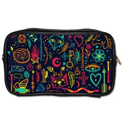 Sketch-graphic-illustration Toiletries Bag (two Sides) by Vaneshart