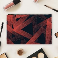 Stippled Seamless Pattern Abstract Cosmetic Bag (large) by Vaneshart