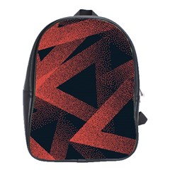 Stippled Seamless Pattern Abstract School Bag (xl) by Vaneshart