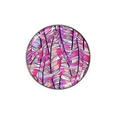 Beautiful-boho-seamless-pattern-with-pink-feathers Hat Clip Ball Marker