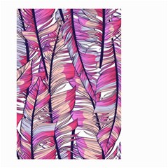 Beautiful-boho-seamless-pattern-with-pink-feathers Small Garden Flag (two Sides)