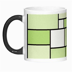 Green-geometric-digital-paper Morph Mugs