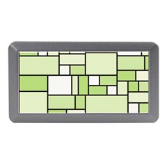 Green-geometric-digital-paper Memory Card Reader (mini)