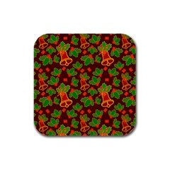 Illustration-christmas-default Rubber Square Coaster (4 Pack) 