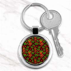 Illustration-christmas-default Key Chain (round)