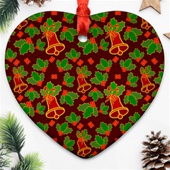 Illustration-christmas-default Heart Ornament (two Sides)