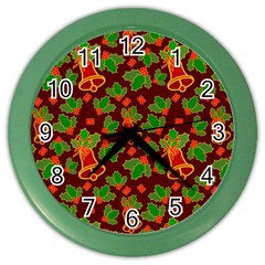 Illustration-christmas-default Color Wall Clock