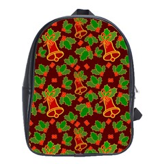 Illustration-christmas-default School Bag (large) by Vaneshart