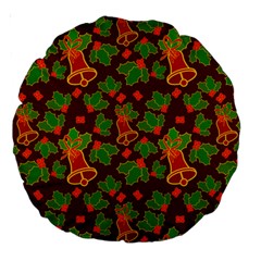 Illustration-christmas-default Large 18  Premium Round Cushions