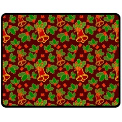 Illustration-christmas-default Double Sided Fleece Blanket (medium) 