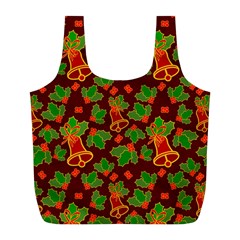 Illustration-christmas-default Full Print Recycle Bag (l) by Vaneshart