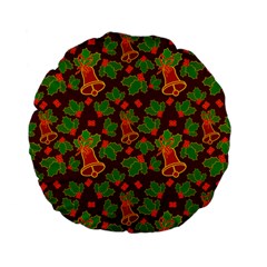 Illustration-christmas-default Standard 15  Premium Flano Round Cushions