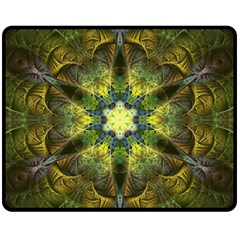 Fractal Fantasy Design Background Fleece Blanket (medium)  by Vaneshart