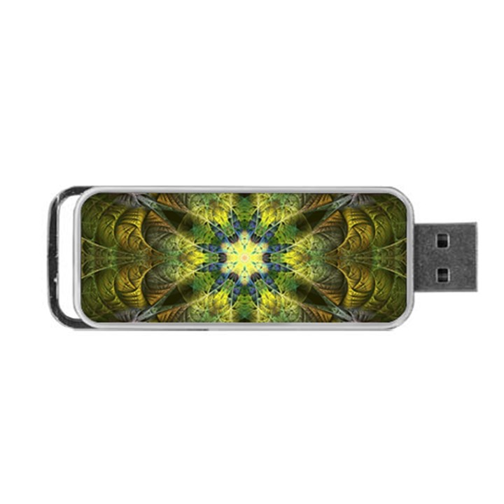 Fractal fantasy design background Portable USB Flash (Two Sides)