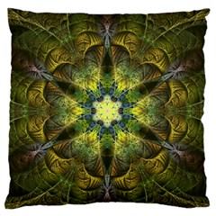 Fractal Fantasy Design Background Large Flano Cushion Case (two Sides) by Vaneshart