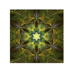 Fractal Fantasy Design Background Small Satin Scarf (square) by Vaneshart