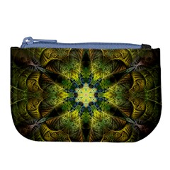 Fractal Fantasy Design Background Large Coin Purse