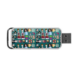 Kawaiicollagepattern2 Portable Usb Flash (two Sides) by snowwhitegirl