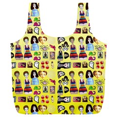 Kawaiicollagepattern3 Full Print Recycle Bag (xxxl) by snowwhitegirl