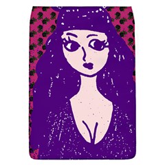 Purple Cat Ear Hat Girl Floral Wall Removable Flap Cover (l) by snowwhitegirl