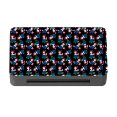 Goth Girl In Blue Dress Black Pattern Memory Card Reader With Cf by snowwhitegirl