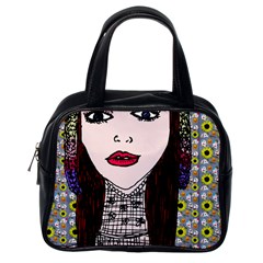 Chris Wall Classic Handbag (one Side) by snowwhitegirl