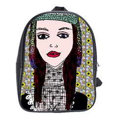 Chris Wall School Bag (large) by snowwhitegirl