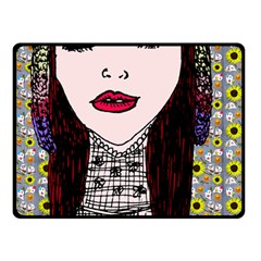 Chris Wall Fleece Blanket (small) by snowwhitegirl