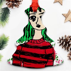 Freddy Girl Wall Christmas Tree Ornament (two Sides) by snowwhitegirl