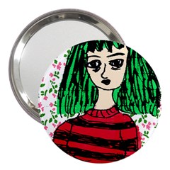 Freddy Girl Wall 3  Handbag Mirrors by snowwhitegirl