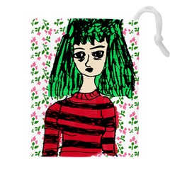 Freddy Girl Wall Drawstring Pouch (5xl) by snowwhitegirl