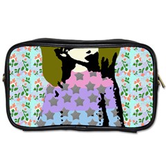 Girl With Star Striped Dress Toiletries Bag (one Side) by snowwhitegirl