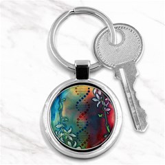 Flower Dna Key Chain (round)