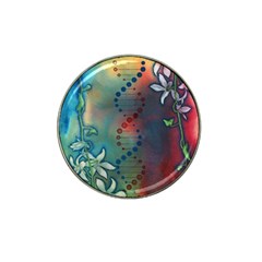 Flower Dna Hat Clip Ball Marker (4 Pack) by RobLilly