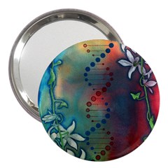 Flower Dna 3  Handbag Mirrors