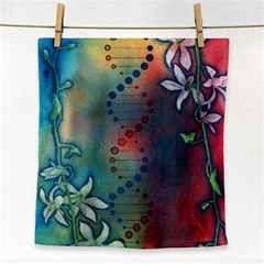 Flower Dna Face Towel by RobLilly