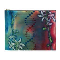 Flower Dna Cosmetic Bag (xl) by RobLilly