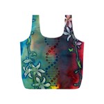 Flower Dna Full Print Recycle Bag (S) Front