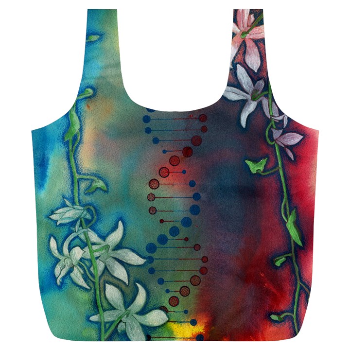 Flower Dna Full Print Recycle Bag (XL)