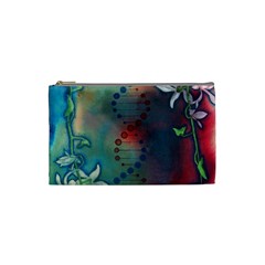 Flower Dna Cosmetic Bag (small) by RobLilly