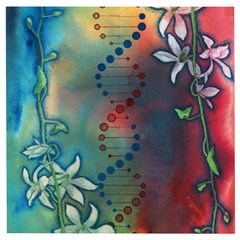 Flower Dna Wooden Puzzle Square