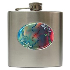 Flower Dna Hip Flask (6 Oz) by RobLilly