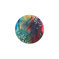 Flower Dna Golf Ball Marker (4 Pack)