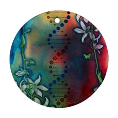 Flower Dna Ornament (round) by RobLilly