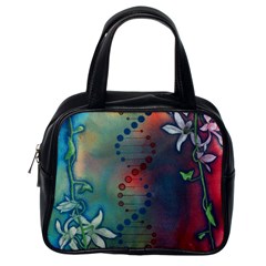 Flower Dna Classic Handbag (one Side)